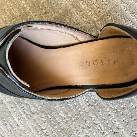 Nisolo Emma D’Orsay Oxford, size 6.5. Black leather. - Picture 7 of 11